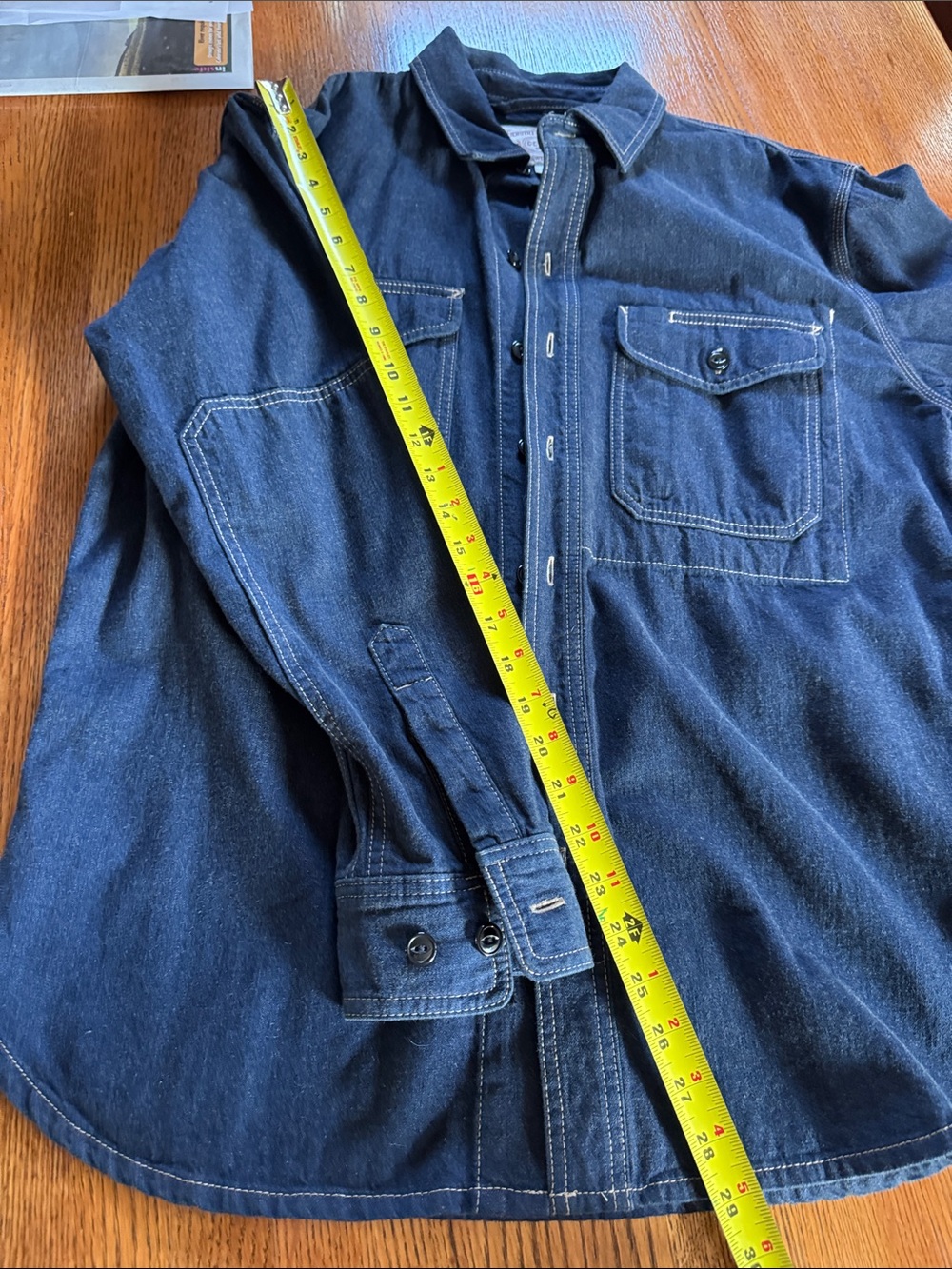 Filson Men's Indigo Denim Work shirt - Medium - Picture 4 of 7